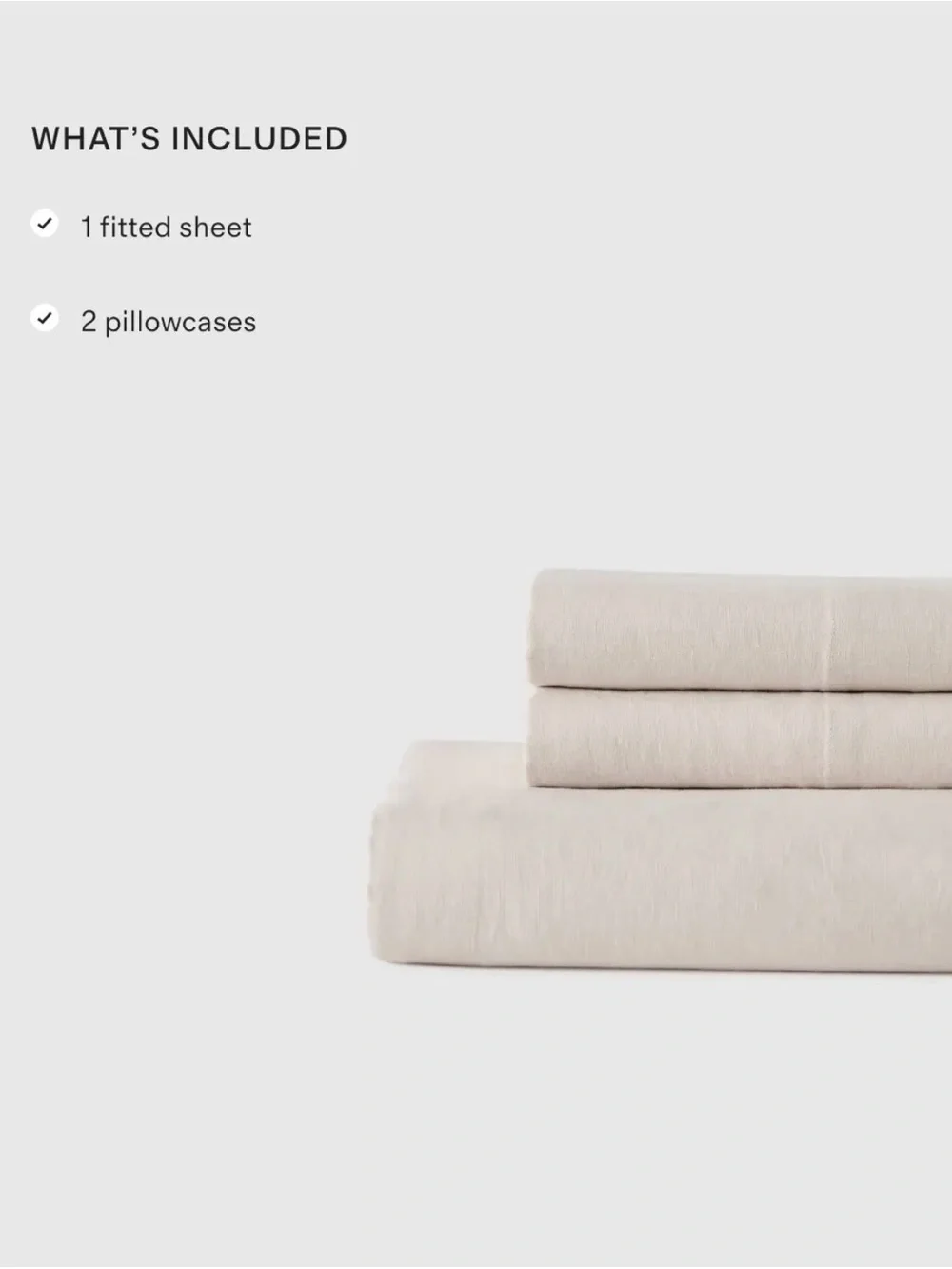 NWOT Quince European Linen White Twin Fitted Sheet Set - Retail $94